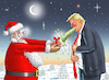 Cartoon: UNHEILIGE NACHT (small) by marian kamensky tagged trump,und,der,hurrikan,milton,us,wahlen,jeff,bezos,dreht,durch,the,washington,post,musk,tesla