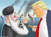 Cartoon: USA ATTACKIEREN HUTHI-REBELLEN (small) by marian kamensky tagged usa,attackieren,huthi,rebellen,trump,iran,yemen