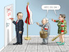 Cartoon: VETO DES POLNISCHEN PRÄSIDENTEN (small) by marian kamensky tagged veto,des,polnischen,präsidenten