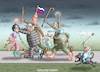 Cartoon: VOLKSSTURM (small) by marian kamensky tagged putins,bescherung,ukraine,provokation,swift,olaf,scholz,cum,ex,nato,osterweiterungeinberufung,panzerlieferant