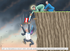 Cartoon: WEGGEKICKLTER NEHAMMER (small) by marian kamensky tagged weggekicklter,nehammer