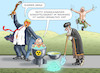 Cartoon: ZIEMLICH BESTE FREUNDE (small) by marian kamensky tagged strasse,von,hormus,wieder,gesperrt