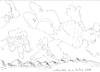 Cartoon: drifting clouds (small) by till tagged clowds,clowns