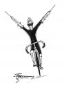 Cartoon: ...and the winner is (small) by Thommy tagged tour,de,france,doping,finish