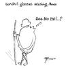 Cartoon: News  Gandhis Glasses Missing (small) by Thommy tagged gandhi india