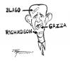 Cartoon: Obamas Transition to Power (small) by Thommy tagged obama,gaza,blago