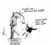 Cartoon: Uncle Ted and Lady Justice (small) by Thommy tagged justice