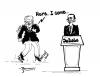 Cartoon: US Presidential Debate (small) by Thommy tagged us,president,election,debate