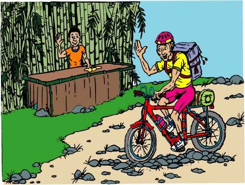 Cartoon: sports bar 3 (medium) by kidcardona tagged sports,outdoor,bicycling,fun