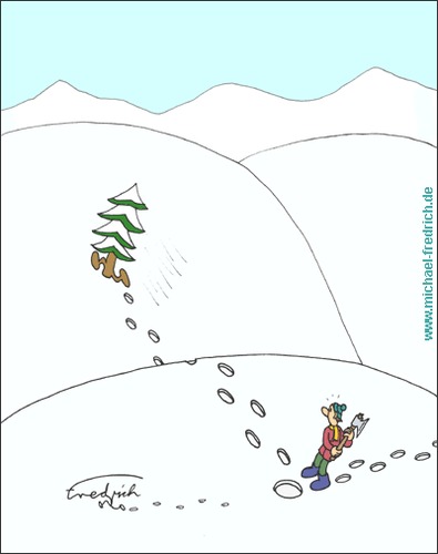 Cartoon: Weihnachtsbaum auf der Flucht (medium) by Fredrich tagged weihnachten,weihnachtsbaum,christmas,tree,flucht,weglaufen,flee