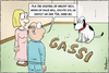 Cartoon: Gassi! (small) by Andreas Vollmar tagged hund,hunde,hundehaufen,hundekacke,scheiße,stubenrein,gassi,gehen