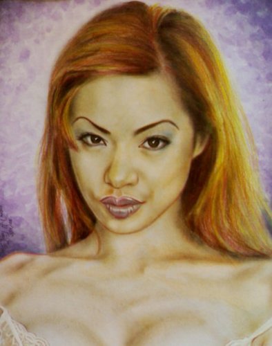 Cartoon: portrait francine dee (medium) by juwecurfew tagged francine,dee