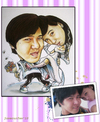 Cartoon: couple caricature 3 (small) by juwecurfew tagged couple,caricature