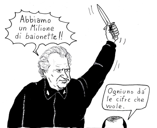 Cartoon: Cifre (medium) by paolo lombardi tagged italy,berlusconi,politics,satire