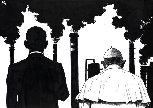 Cartoon: Climate Emergency (medium) by paolo lombardi tagged summit