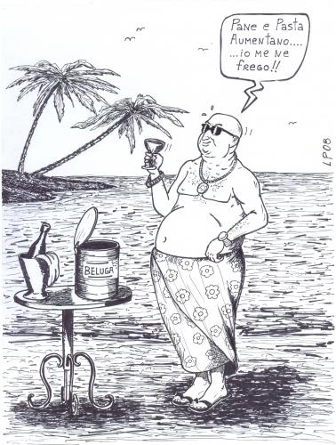 Cartoon: CRISI e non per tutti (medium) by paolo lombardi tagged italy,politic,satire,caricature