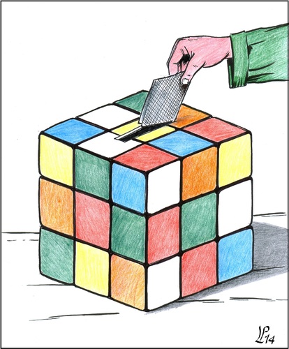 Cartoon: Election in Italy (medium) by paolo lombardi tagged politics,italy