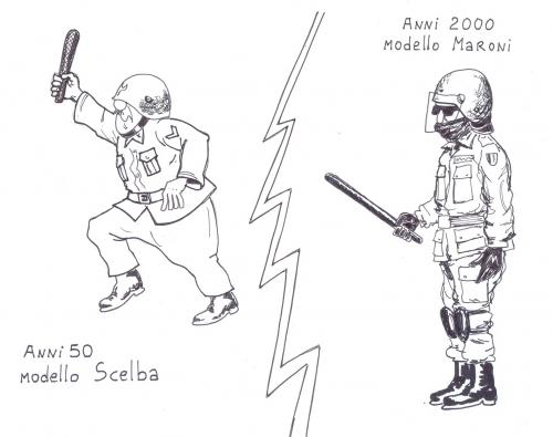 Cartoon: esercizio del potere (medium) by paolo lombardi tagged italy,democracy,fascism,berlusconi,politics