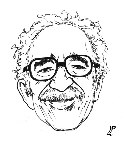 Cartoon: Gabriel Garcia Marquez (medium) by paolo lombardi tagged artists