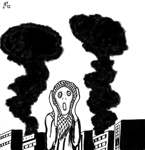 Cartoon: GAZA (medium) by paolo lombardi tagged gaza,palestine,israel,war,peace