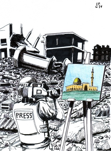 Cartoon: Information and Truth (medium) by paolo lombardi tagged peace,war