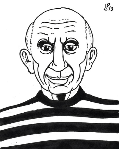 Cartoon: Pablo Picasso (medium) by paolo lombardi tagged picasso