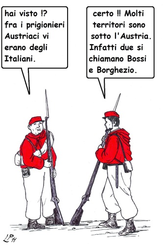 Cartoon: Prigionieri del Nord (medium) by paolo lombardi tagged italy