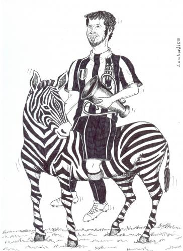 Cartoon: tifoso (medium) by paolo lombardi tagged calcio,sport,italy,caricatures,satire