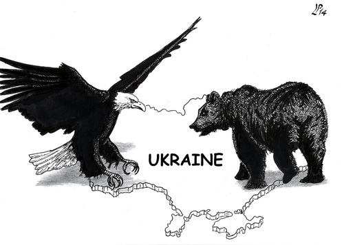 Cartoon: Ukrainian War (medium) by paolo lombardi tagged ukaine,russia,politics,riot,war,peace