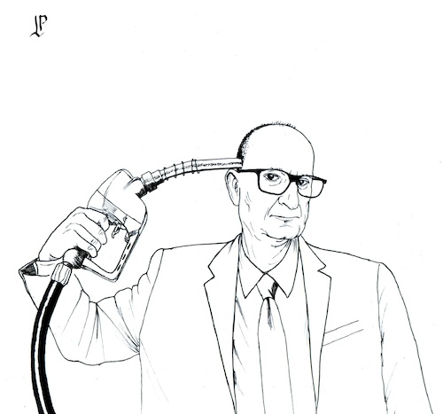 Cartoon: War effect (medium) by paolo lombardi tagged petrol,crisis,iran,war,trump