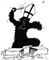 Cartoon: 2012 Vatican modern (small) by paolo lombardi tagged vatican,church,politics