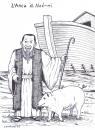 Cartoon: Noah s Ark and Noemi (small) by paolo lombardi tagged italy berlusconi politics satire