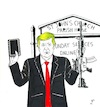 Cartoon: Book and rifle perfect fascist (small) by paolo lombardi tagged usa,trump