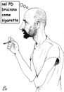 Cartoon: Bruciano (small) by paolo lombardi tagged italy,bersani,berlusconi,grillo