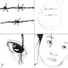 Cartoon: Crying at the border (small) by paolo lombardi tagged refugees