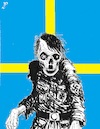 Cartoon: Elections in Sweden (small) by paolo lombardi tagged fascism,elections,sweden
