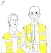 Cartoon: French Gothic (small) by paolo lombardi tagged france,riot,gasoline,gilet