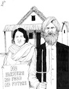Cartoon: Indian Gothic (small) by paolo lombardi tagged india,protest,workers