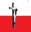 Cartoon: Polish flag (small) by paolo lombardi tagged abortion,poland,rights,woman,divorce,gay