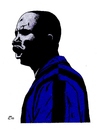 Cartoon: Samuel Eto o (small) by paolo lombardi tagged football,champion,inter,senegal