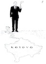Cartoon: Serbia Kosovo crisis (small) by paolo lombardi tagged russia,serbia,kosovo,crisis,war,peace