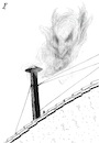 Cartoon: Smoking (small) by paolo lombardi tagged pope,vatican,conclave