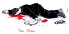 Cartoon: toga rossa (small) by paolo lombardi tagged italy berlusconi mafia giustizia