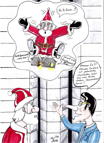 Cartoon: Kommerz-Fest (medium) by Booker1972 tagged xmas,weihnachten,weihnachtsmann