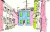 Cartoon: burano (small) by etsuko tagged house