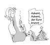 Cartoon: Advent (small) by Mergel tagged advent,weihnachten,euro,kommerz,konsum