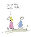 Cartoon: Dann eben nicht... (small) by fussel tagged hallo,sagen,grüßen,leute,treffen,kennen,nicht,hallosagen,fussel,wasnlos