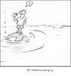 Cartoon: Kein Weltuntergang (small) by fussel tagged urlaub,malle,mallorca,saufen,handtuch,touristen