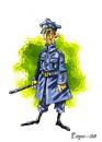 Cartoon: POLIZONTE (small) by PEPE GONZALEZ tagged dibujo,policia,uniformes,police