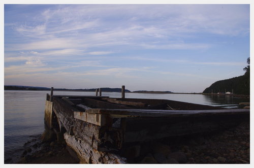 Cartoon: Dock of the Bay! (medium) by Krinisty tagged nature,scenic,ocean,dock,water,boat,ramp,canada,cabot,trail,beautiful,sky,krinisty,art,photography